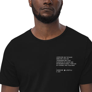 Open image in slideshow, Bella Canvas x Lakeshore Curved Hem T-Shirt
